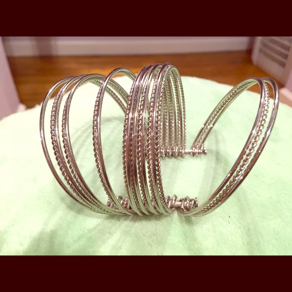 Park Lane Flair cuff bracelet, silver tone